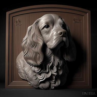 3D model Norfolk Spaniel dog (STL)